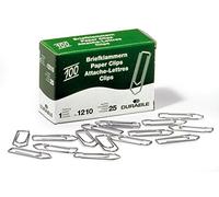 Durable 121025 Boîte de 100 Trombones 32 mm Zinc