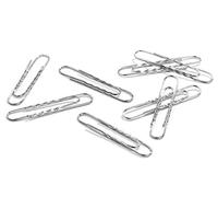 DURABLE – Trombones 77 mm – Métal zingué – Rond et ondulé – Lot de 100