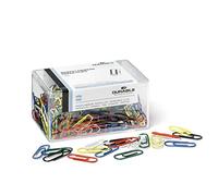 Durable Trombones 124100 – Boîte de 500, 26 mm, recouverts de plastique coloré assortis