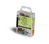 Durable 125300 Boîte de 100 Trombones recouverts de plastique coloré 26 mm Assortis