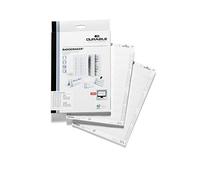 DURABLE - Blanc - 30 x 60 mm - 150 g/m² - 540 carte(s) (20 feuille(s) x 27) cartes pour badges - pour P/N: 8006-19, 8009-19, 8606-19 G