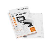 DURABLE Planche d'insertion Badgemaker 145802 pour porte-noms 52/104 x 100 mm