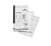 Durable 145902 Badgemaker Insertions 61/122 x 150 mm Sur Planche A4 Imprimable - 2 Insertions Par Planche - Pefc - Boîte de 20 Planches/40 Insertions