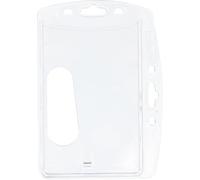 Durable Porte-carte d'identité 890519 – combinable clip, bande textile, chaîne – 10 pièces