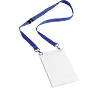 Durable 16217 Badge A6 Lacet Duo Kit Plastique Bleu