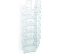 Durable 1700008401 Jeu de Distributeurs de Brochures (Flexiplus 6, Format A4 Portrait) 1 Jeu, Transparent