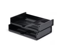 Durable 1700801058 bac de rangement de bureau Polystyrène Noir