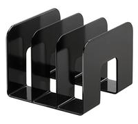 DURABLE Porte-revues TREND, plastique, 3 compartiments, noir Noir G