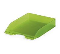 Durable 1701673017 Lot de 6 Corbeilles à Courrier A4 Vert Clair Translucide