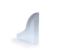 Durable 1701711400 Basic Porte-revues Porte-catalogues Dos 70 mm Plastique Transparent