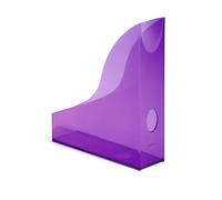 Durable 1701712992 Basic Porte-revues Porte-catalogues Dos 70 mm Plastique Violet Translucide