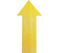 Durable 170504 Marquage de position forme - flèche- jaune signal 10 pc(s) (L x l x H) 200 x 100 x 0.7 mm