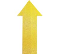 Durable 170504 Marquage de position forme - flèche- jaune signal 10 pc(s) (L x l x H) 200 x 100 x 0.7 mm