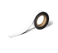 Durable 170802 Ruban Magnétique pour Etiquetage et Marquage Blanc Sécable Résistant L5 m x l30 mm