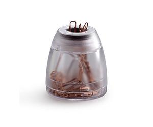 Durable 1709051 Trend Paper Clip Box Distributeur à Trombones Magnétique Plastique Transparent