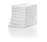 Durable 1712000 Idealox Module De Classement 7 Tiroirs Ouverts Format C4 Transparent