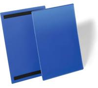 Durable 174407 Lot de 50 Pochettes Logistiques Magnétiques A4 Portrait 210x297 mm Bleu