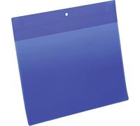 Durable 174807 Lot de 10 Pochettes Logistiques avec Aimants Néodyme A4 Paysage 297x210 mm Bleu