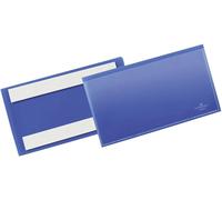 Durable Pochette porte-étiquette autoadhésive 176207 163 x 67 mm Bleu