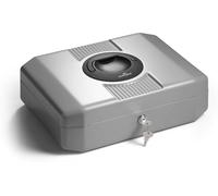 DURABLE Caisse à monnaie Euroboxx 178257 – Poignée, fermeture à clé, monnayeur acier, 4kg Anthracite