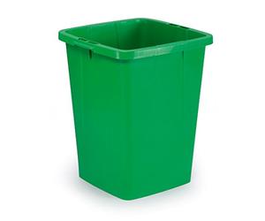Durable 1800474020 Poubelle Durabin 90 litres, alimentaire, avec poignées, vert.