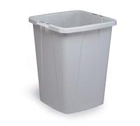 Durable 1800474050 Poubelle / corbeille de recyclage Durabin 90 litres, alimentaire, avec poignées de transport, gris