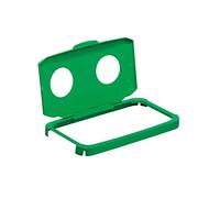 Durable 1800501020 Durabin Couvercle à charnière 60 pour bouteilles et canettes Vert