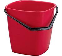Durable 1809413080 Seau de 9,5L Rouge