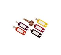 Durable 195700 lot de 6 porte-clés key clip en plastique 70 x 25 mm (différents coloris)
