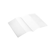 Durable 214019 Etui de Protection Transparent 2 Volets Format Plié A6 105 x 148 mm Lot de 10