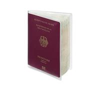 Durable 214319 Etui de Protège-Passeport 189 x 129 mm en Plastique Résistant Transparent