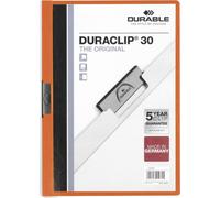 DURABLE 220009 25 chemise à clip DURACLIP 3mm orange