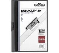 Durable 220057 protège documents PVC Anthracite, Gris G