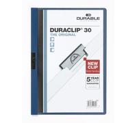 Durable 222707 Duraclip 30 Sachet de 5 Chemise de Présentation à Clip Bleu Foncé
