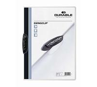 Durable 226001 Swingclip Chemise de Classement pour 1-30 Feuilles A4 - Clip Noir - à l'unité