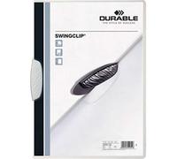 Durable 226002 Swingclip Chemise de Classement pour 1-30 Feuilles A4 - Clip Blanc - à l'unité