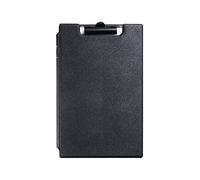 Durable 233201 Porte - Bloc avec Pince et Rabat - pour Bloc Format A4+ - avec Poches Intérieures Coloris Noir
