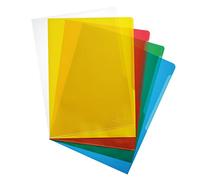 DURABLE Pochettes transparentes 2337 A4 polypropylène 0,12 mm 100 pcs couleurs assorties