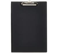 Durable 235701 Porte - Bloc avec Pince et Rabat - pour Bloc Format A4 - avec Poche Intérieure toute Hauteur Coloris Noir