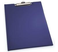 Durable 235707 Porte - Bloc avec Pince et Rabat - pour Bloc Format A4 - avec Poche Intérieure toute Hauteur Coloris Bleu