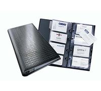 Durable 240301 Visifix Classeur Polypropylène Centium 4 Anneaux 145 x 255 mm Capacité 25 Pochettes 400 Cartes Visite