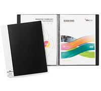 Durable 242101 Duralook Reliure Protège - Documents à Pochettes Soudées - 10 Pochettes/20 Vues avec Couverture Coloris Noir Lot de 5