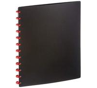 Durable 242601 Duralook Easy Reliure Protège - Documents à Pochettes Amovibles - 20 Pochettes/40 Vues Noir