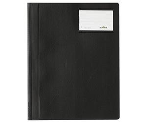 Durable 250001 Lot de 25 Chemises à Lamelle Lot de 25 A4 Noir