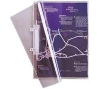 Durable 2512 251219 Chemise à lamelles avec couverture transparente transparent DIN A4