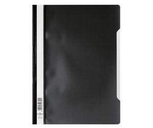 Durable 2573-01 Protège Documents Polypropylène (Pp) Noir Et Transparent