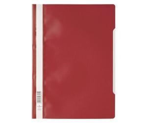 Durable 2573-03 Protège Documents Polypropylène (Pp) Rouge Et Transparent
