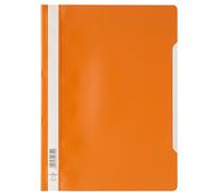 Durable 257309 Dossier PP à couverture Transparent Orange