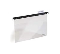 Durable 260419 Dossier Suspendu Transparent pour Document Format A4 - avec Cavaliers d'Indexation - Boîte de 25