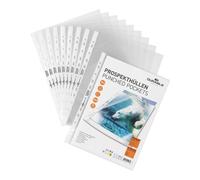 Durable 267819 Brochure Sleeves (DIN A4 Premium, 0.08 mm) 10-Piece, Crystal Clea
